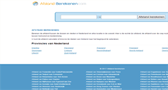 Desktop Screenshot of afstand-berekenen.com