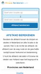 Mobile Screenshot of afstand-berekenen.com